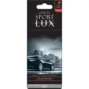 Ароматизатор Areon SPORT LUX - Platinum, автомобильный подвесной