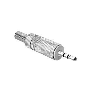 Metal 2.5 mm Stereo Jack Plug WTY0005 — no name brand, metal housing, stereo connector