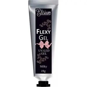 Nagu pagarināšanas gēls Elisium Flexy Gel Milky 25 g — būvēšanas gēls