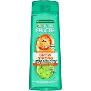 Shampoo GARNIER Grow Strong Orange 400 ml — strengthening shampoo for thin, fall-prone hair