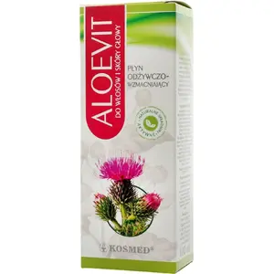 Matu un galvas ādas barojoši‑stiprinošs šķidrums Kosmed Aloevit 100 ml
