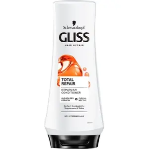 Kondicionieris Gliss Kur Total Repair 200 ml — dziļa atjaunošana sausiem, bojātiem matiem