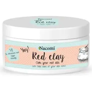 Facial Red Clay Mask Nacomi 100 ml — natural cleansing and complexion-evening mask