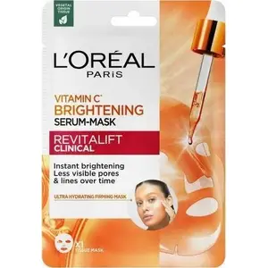 Face sheet mask-serum L’Oreal Paris Revitalift Clinical with vitamin C and salicylic acid, 26 g