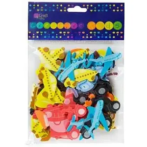 Foam Stickers DP Craft Naklejki z pianki Transport — decorative foam shapes for crafting