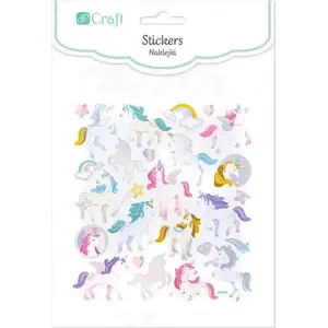 Sticker pack DP Craft Naklejki — unicorns, 26 pieces