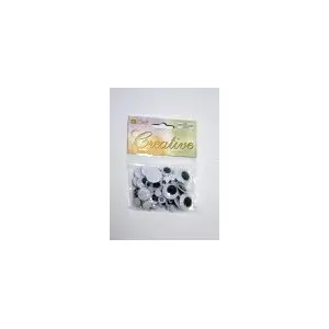 Eye stickers Dalprint — black decorative adhesive eyes (pack) WIKR-028276