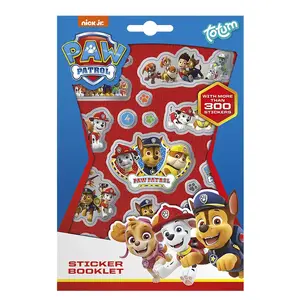 Uzlīmju grāmata Zdesign Totum PAW Patrol — 4 lapas, daudzkrāsaina, 3+ gadi