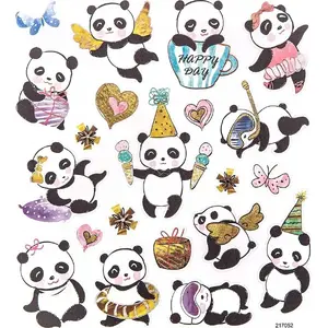 Sticker pack DP Craft - Pandy, decorative stickers, 21 pieces