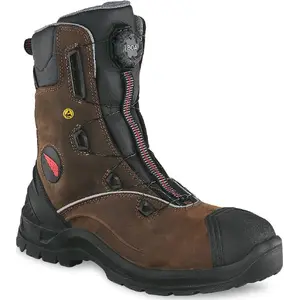 Рабочие ботинки Red Wing PetroKing XT 8 BOA коричневые, система шнуровки BOA, модель на щиколотку