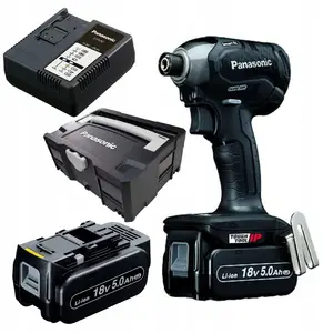 Impact Driver Panasonic EY76A1 18V with Systainer, 2x 5.0Ah Batteries and Charger