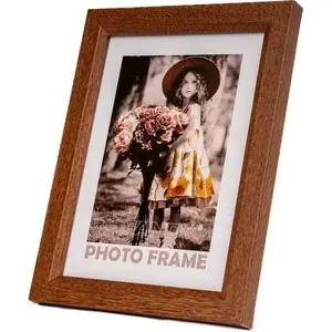 Photo frame FANDY Bevel 40x50 cm, dark brown, 3 openings