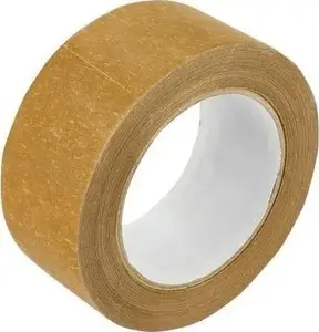 Papīra iepakojuma lente Grand 50 mm x 50 m — brūna, piemērota kastes aizvēršanai