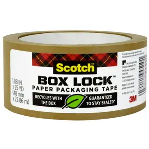 Līmlente (duct tape) Scotch 7850-23-EF-8GC — pārstrādāta šķiedra, 48 mm x 22,8 m, brūna, iekštelpām/āra lietošanai