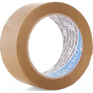 Iepakojuma līmlente GEKO 48 mm × 90 m, brūna, ruļļa
