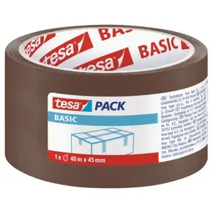 Iesaišķošanas līmlente Tesa BASIC brūna 45 mm x 40 m (H5857500)