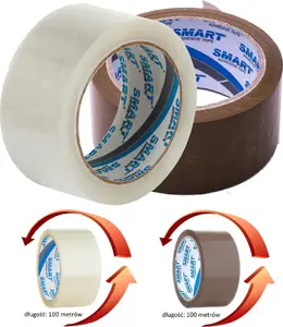 Iepakojuma līmlente Smart 48 mm x 100 m akrila, caurspīdīga — Smart 511/AS00