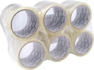 Iepakošanas līmlente Smart caurspīdīga 72 mm x 60 yd, iepakojums 6 gab.