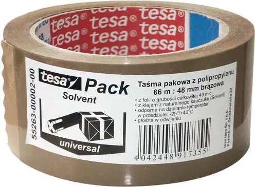 Iepakojuma līmlente Tesa SOLVENT 66 m