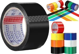 Iepakojuma lente Lean 48 mm x 50 yd melna — akrila līme, ruļlis 20737