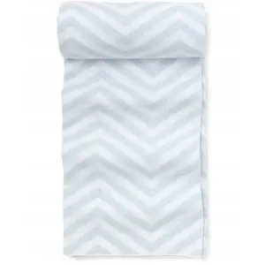 Throw blanket No name Chevron PET blue 170 x 200 cm