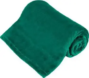 Throw blanket TEESA TSA8901-2, polar fleece 150×200 cm, green