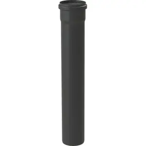 Flue Pipe with Socket Almeva STARR Rura DN80 0.25 m UV-stable black