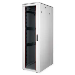 Шкаф ROLINE 19" Pro 42U, 600×1000 мм, стеклянная дверь, серый, IP20, 600 кг