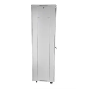 Network cabinet DIGITUS 42U 19" freestanding 100 cm depth, gray, max load 800 kg, removable lockable side panels, perforated metal doors
