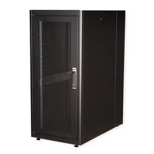 ROLINE 19-inch freestanding server cabinet Basic 26U, 600x1000 mm, 600 kg, perforated, black