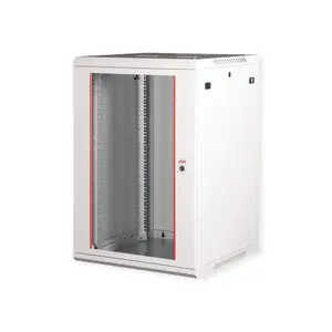 Wall-mounted rack cabinet ROLINE 26.21.0133 — 18U, 600×600×912 mm, IP20, 80 kg