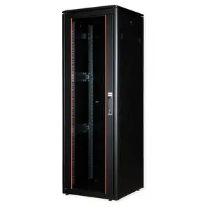 ROLINE 19-inch Network Cabinet Pro 36U, freestanding rack 600x600 mm, glass door, black