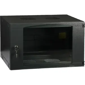 Настенный сетевой шкаф Delta 19" 6U R19-6U/450/2S — 6U 19-дюймовый шкаф, настенный, глубина 450 мм
