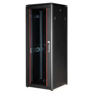 ROLINE 19-inch Network Cabinet Pro 32U, 600x600 mm, glass door, freestanding, IP20