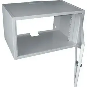 Wall-mounted 19" Network Cabinet NETRACK 6U model ON6JMBT19, compact 6U rack for networking equipment