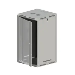 Freestanding Rack Cabinet Q-LANTEC SW-21U-600-600-N-DSJ-OP-RP-B-S — 21U, 570×600×1035 mm, grey, 60 kg