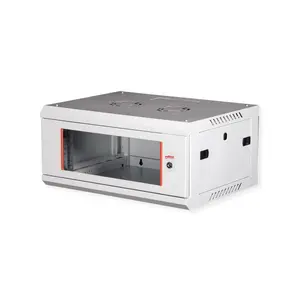 Wall-mounted 19U rack cabinet ROLINE 26.21.0122 — 19U, 600×450×290 mm, IP20, grey