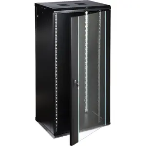 Wall-Mount Rack Cabinet Delta EPRADO-R19-27U/450-BLUE — 27U, 450 mm depth, blue