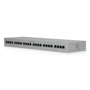 UBIQUITI UACC-ETH-SP-Panel-24 grey 1U rack-mount indoor panel, 10 Gbit/s, 600 V, SGCC, 442.4×134×43.7 mm