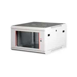 Wall mounted rack cabinet ROLINE 6U 19" 600x600x379 mm Grey IP20, max 80 kg