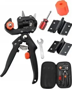Pruning Graft Secateur set LEANToys 20047 — secateurs for budding and grafting with case