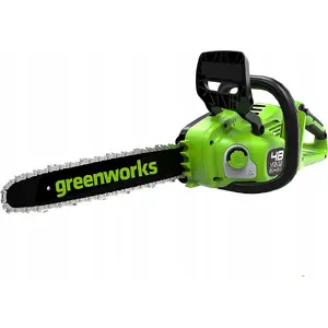 Chainsaw GreenWorks GD24X2CS36 — 36 cm bar, 2×24 V battery system
