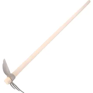 Garden hoe JUCO L7245 3-tooth heart-shaped 110 mm, steel tines, hand tool