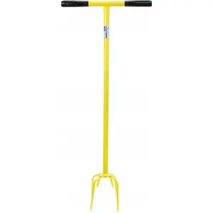 Hand Tiller GEKO G72075 — manual soil cultivator, 12 tines, for loosening and aerating soil