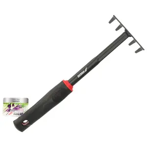 Грабли Dedra 80A082 — садовые ручные грабли, 1 шт. в упаковке