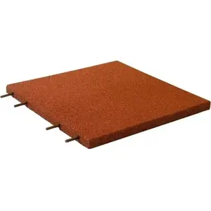 Rubber tile Falk 50×50×3 cm red NORDIC PLAY Active by Falk