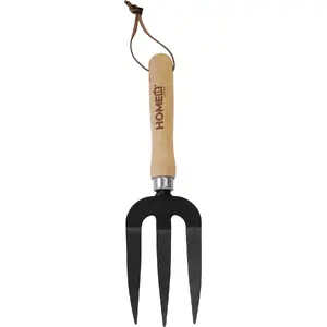 Садовая ручная вилка Home It GARDEN модель 92092, FSC, черное покрытие