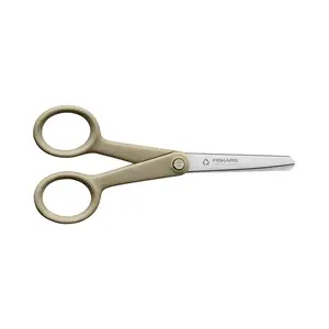 Scissors Fiskars Art & Craft 1062546 — straight cut, blade 13 cm, total length 129 mm, olive