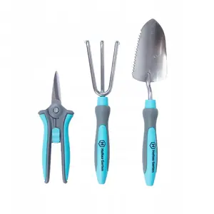 Garden tool set Extralink 3-piece — shovel, pruning shears, rake