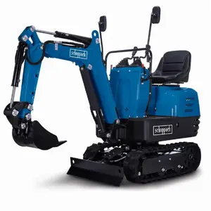 Mini excavator Scheppach EXC815 — compact construction digger, Scheppach model EXC815